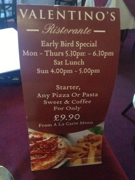 valentino's restaurant seaham.